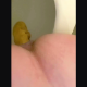A plump girl records herself from a behind the ass perspective as she takes a shit in 3 scenes with some pissing. In the third scene, she struggles to push out a small, hard nugget. Presented in 720P vertical HD format. 122MB, MP4 file. About 8 minutes.